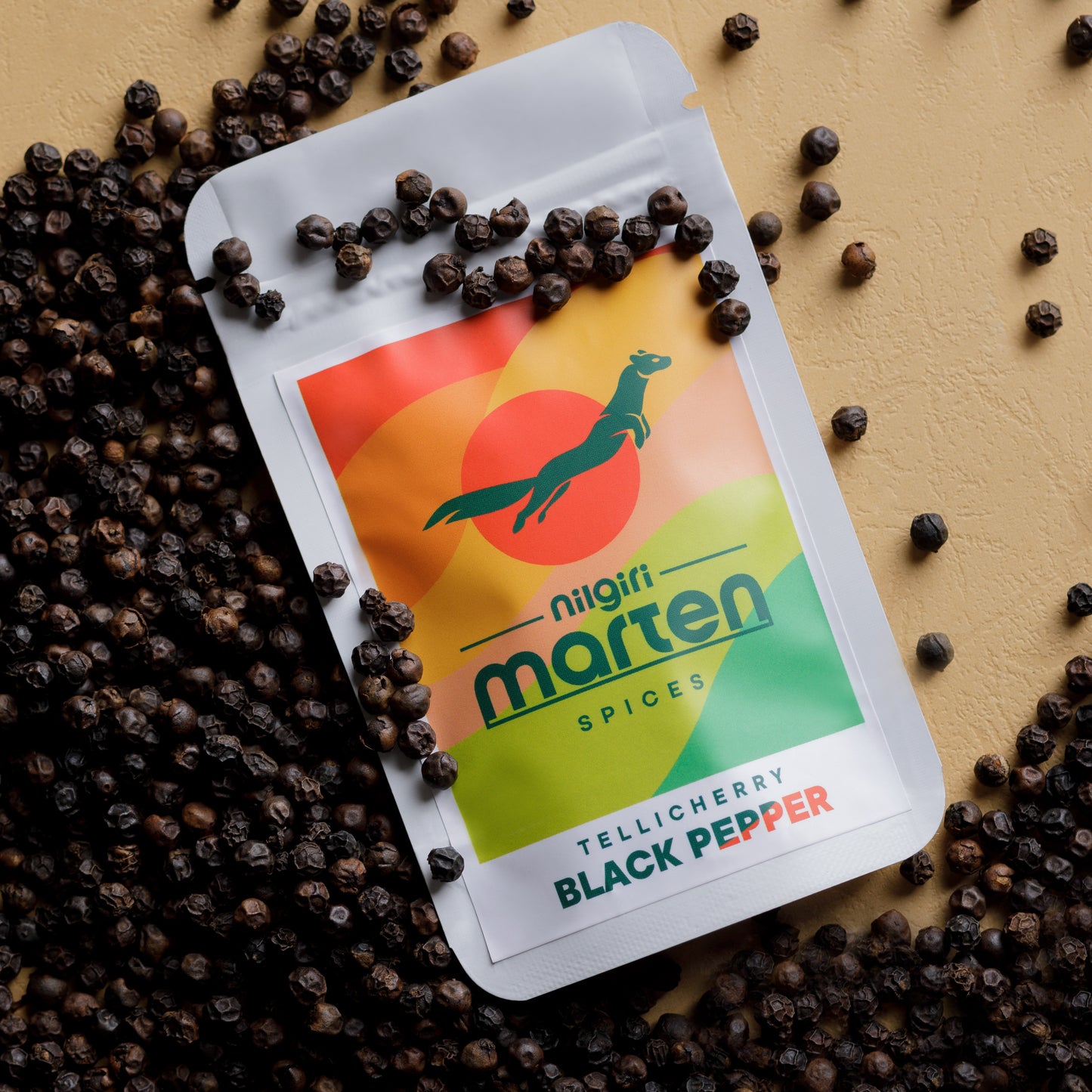 Tellicherry Black Peppercorns Bold (20g x 2), GI Tagged, 4.75 mm+